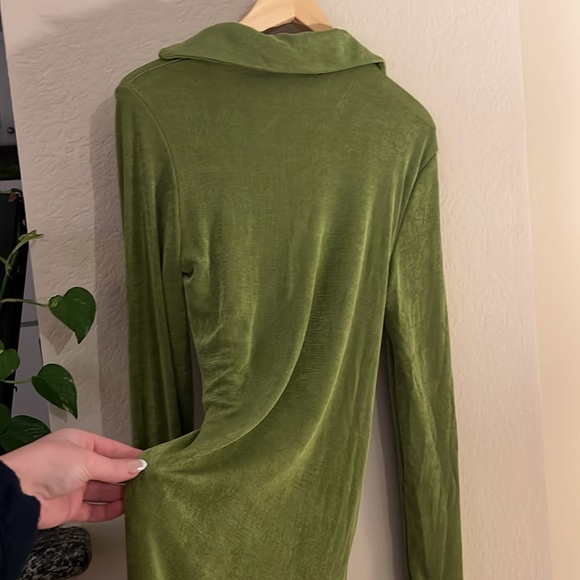 PRINCESS POLLY GREEN PARTY TIME MINI DRESS D16 - Picture 12 of 12